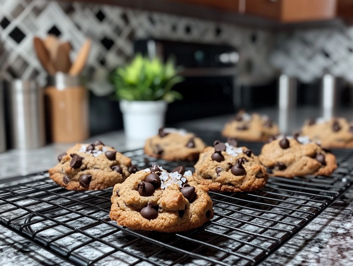 An assortment of plant-based cookies displayed on a table.