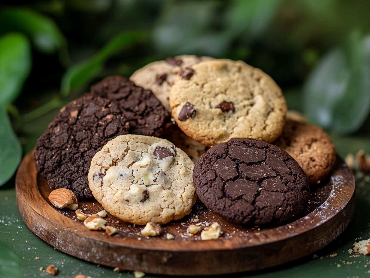 Visual summary of the benefits of plant-based cookies