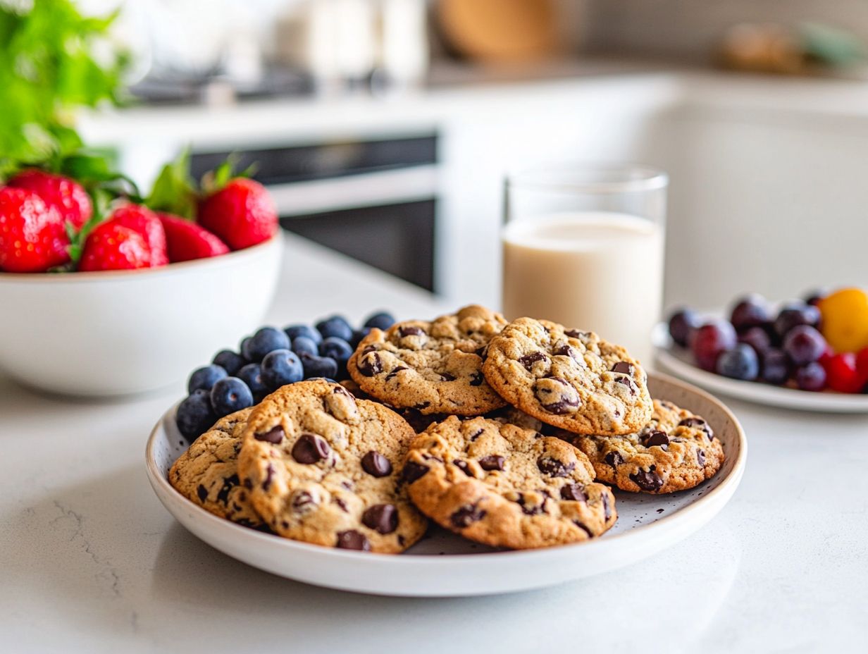 Delicious dairy-free plant-based cookies