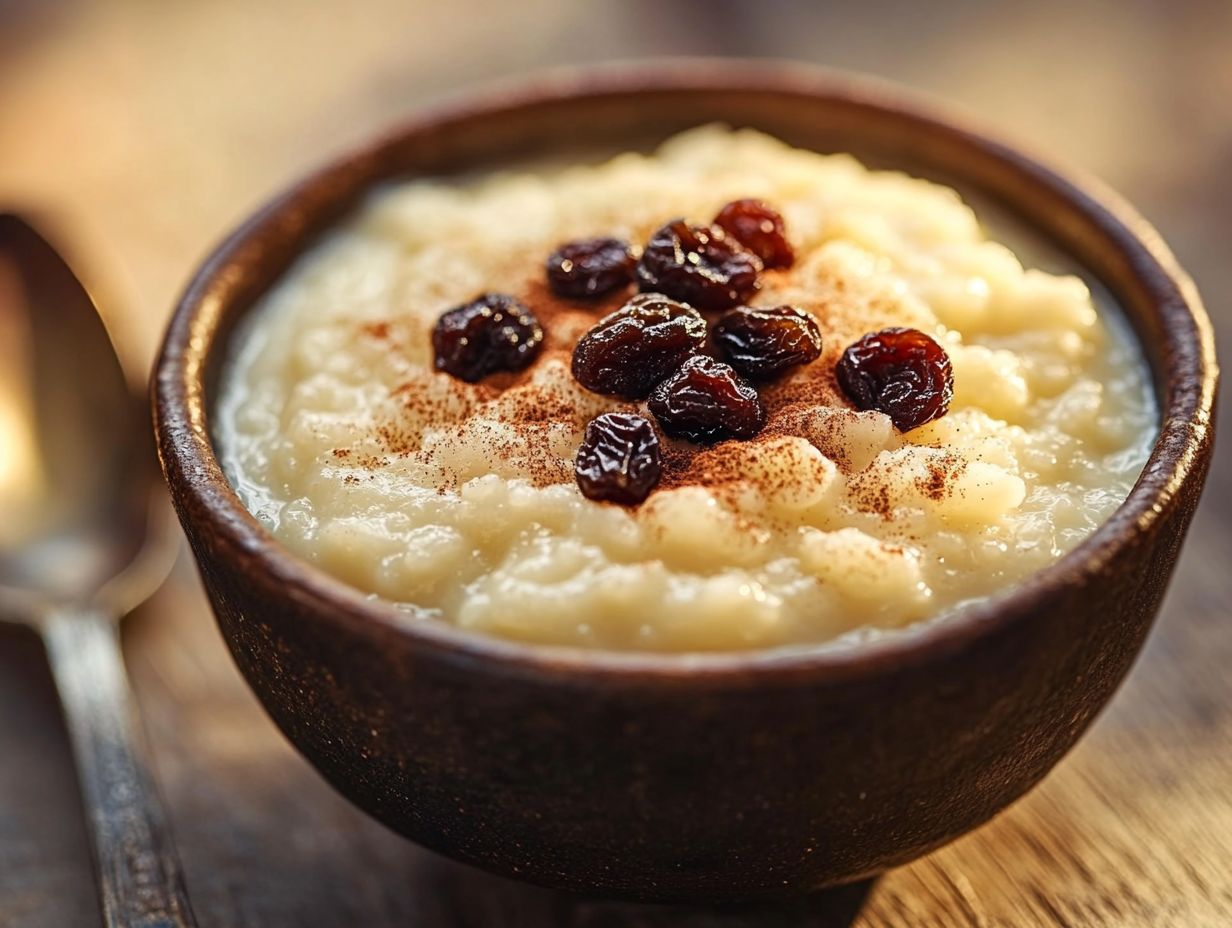 Delicious Variations of Rice Pudding - Image showcasing different types of rice pudding