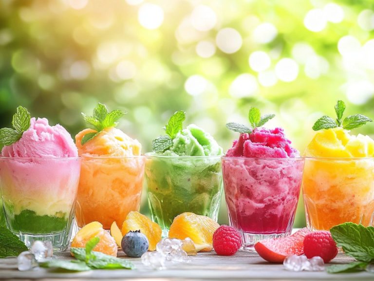 Refreshing Sorbet Flavors for Summer