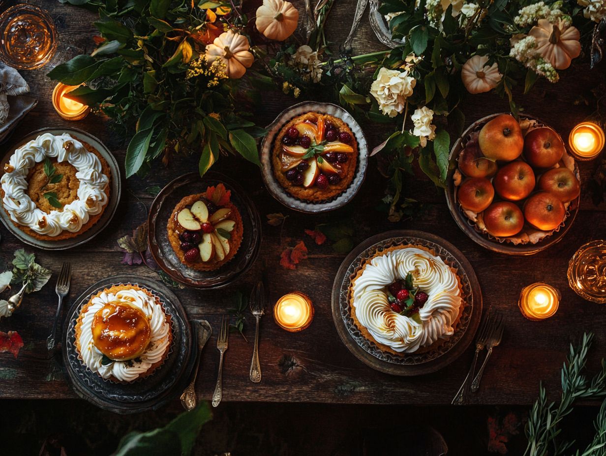 Unique ways to use seasonal spices in desserts, showcasing seasonal ingredients.