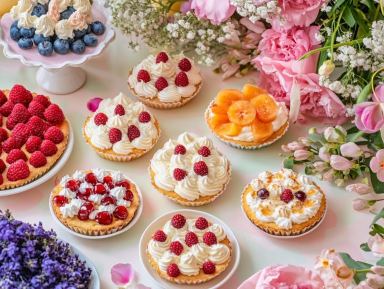 Simple Desserts for a Beautiful Spring Brunch