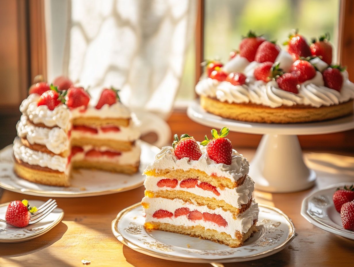 1. What are some creative variations of traditional strawberry shortcake that I can try?