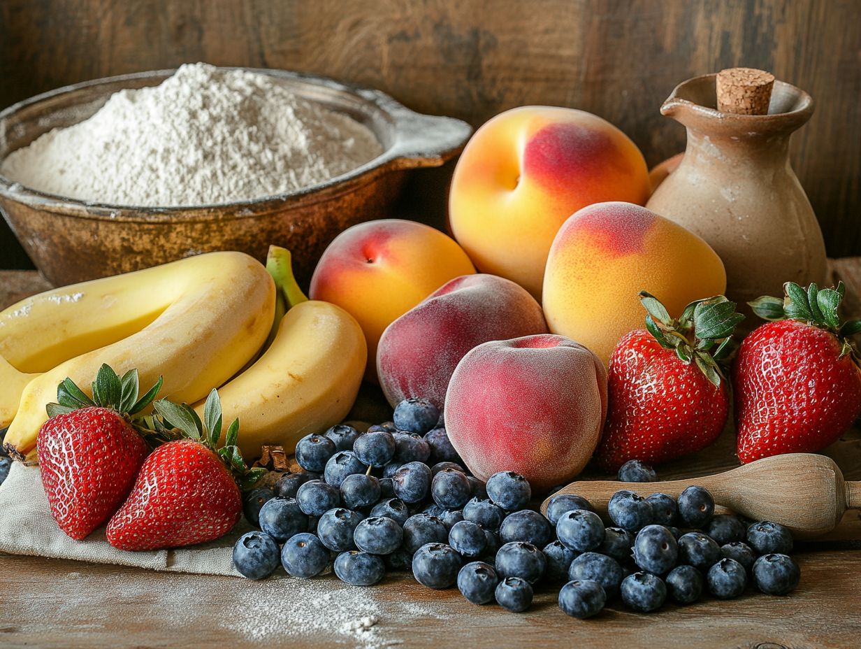 Nutrient-rich fruits for healthy baking