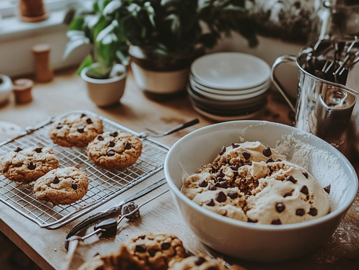 Image depicting key benefits of plant-based cookies.