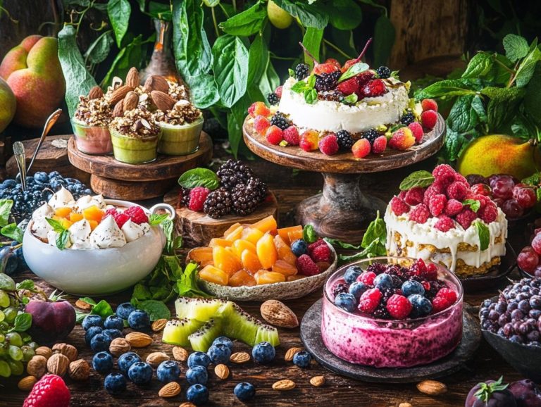 The Environmental Impact of Raw Desserts