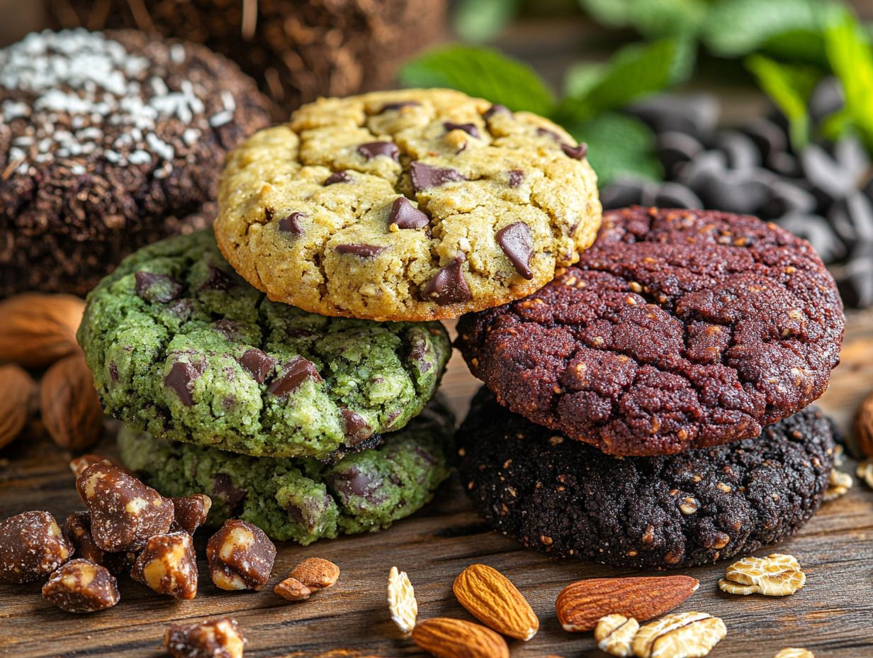 Delicious plant-based cookies promoting environmental sustainability