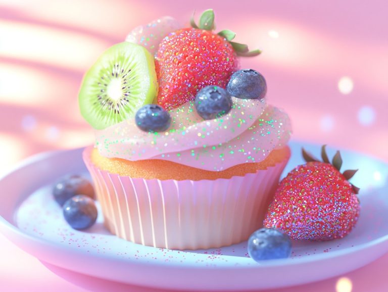 The Perfect Fruit Cupcake Recipe