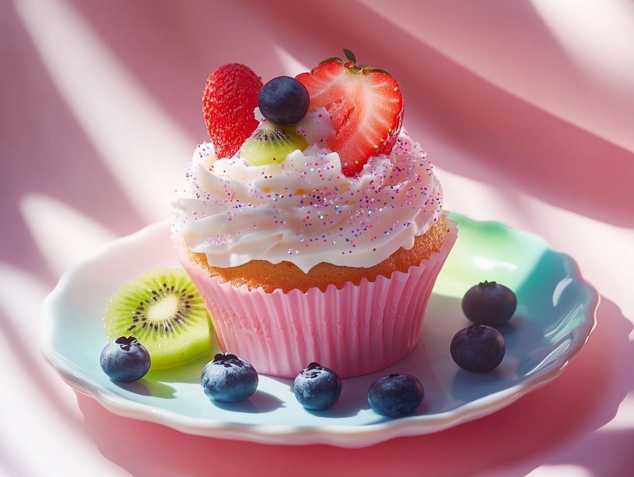 Cupcake Liners Filled with Batter Ready for Baking