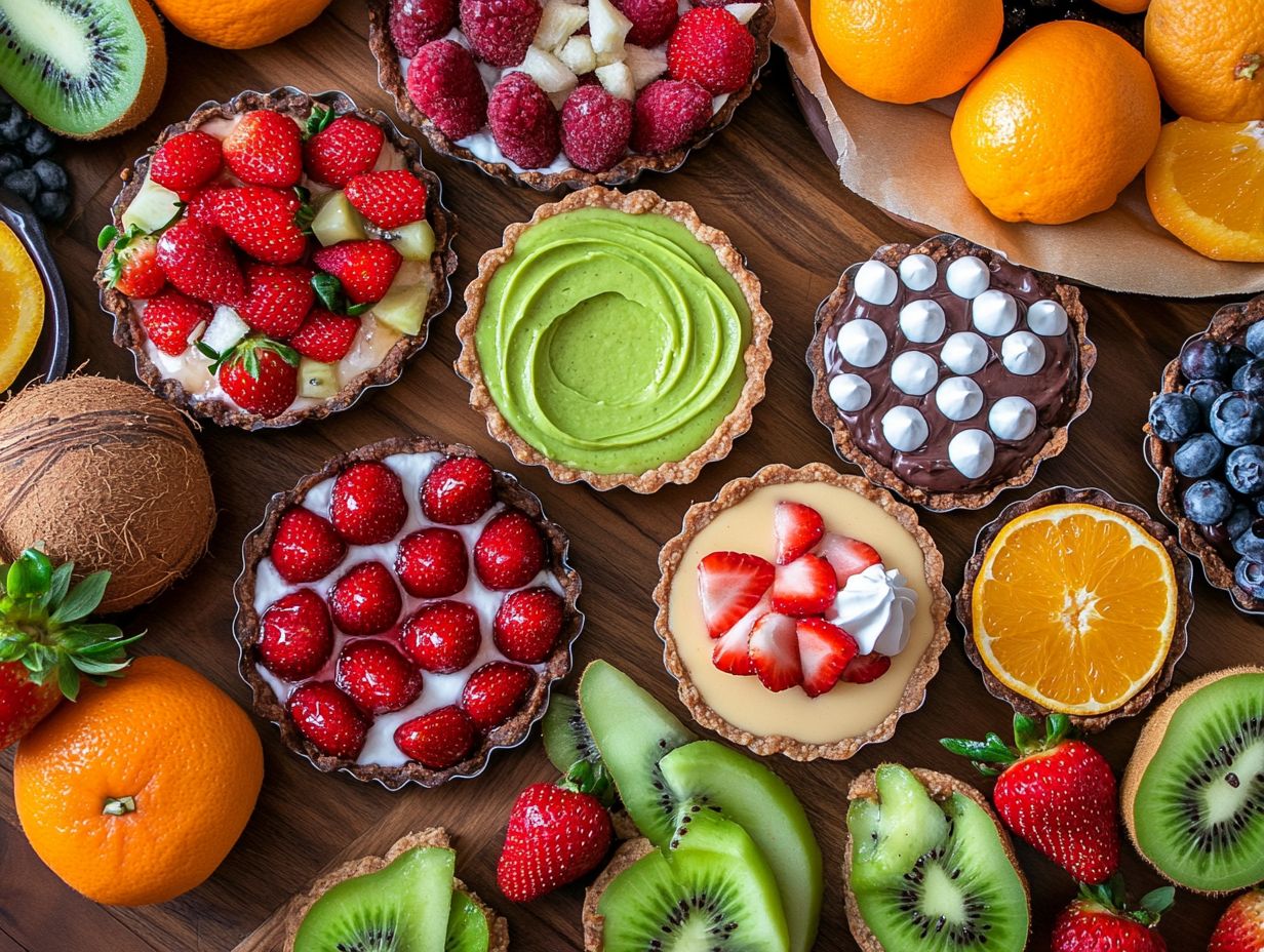 An overview of fruit-based vegan desserts