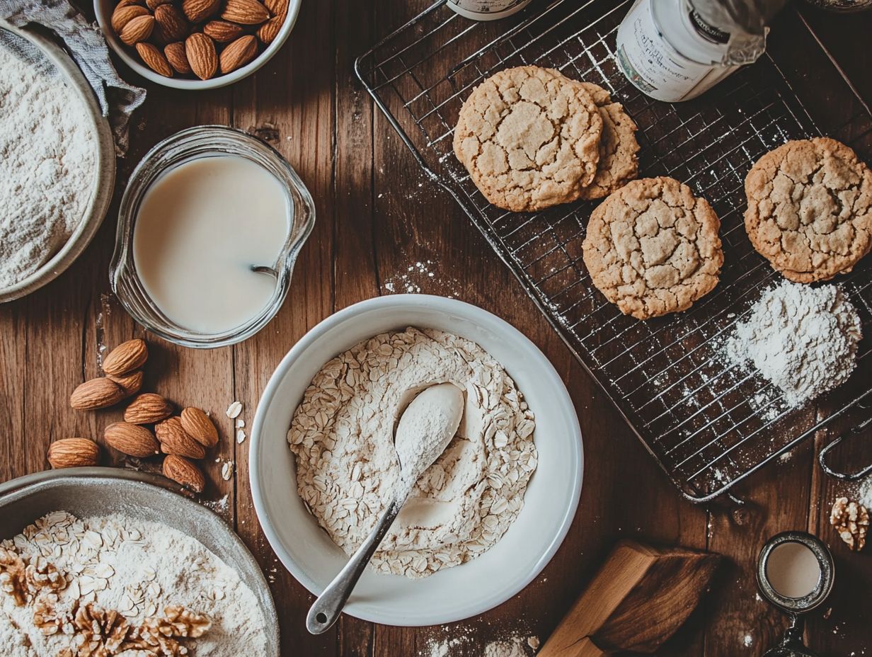 A variety of plant-based cookies on a plate