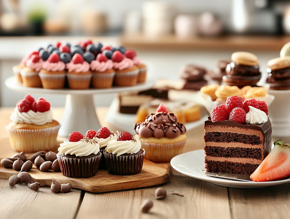 A colorful assortment of desserts ideal for serving a large group