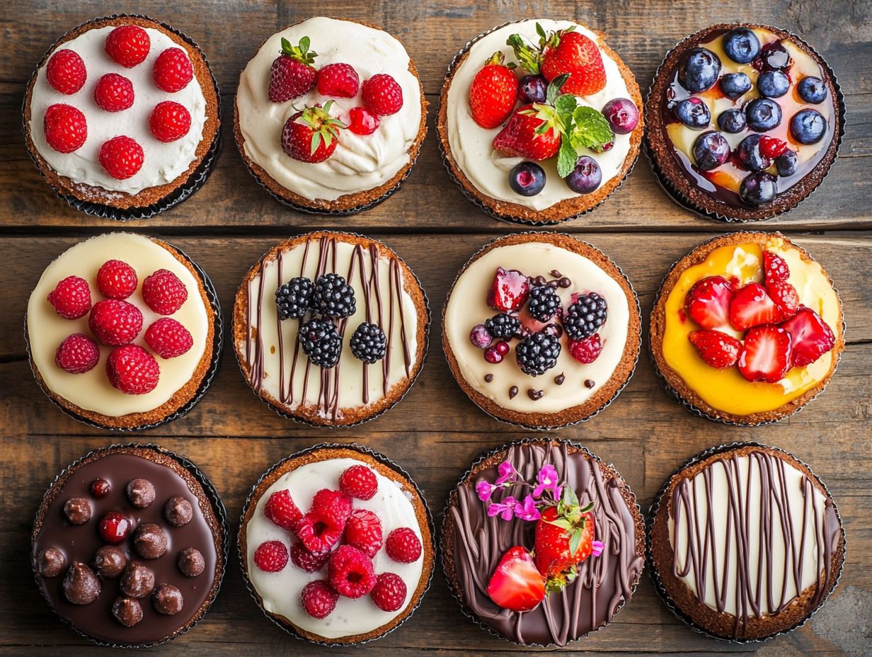 A collage of the top 10 gluten-free cake recipes to try.