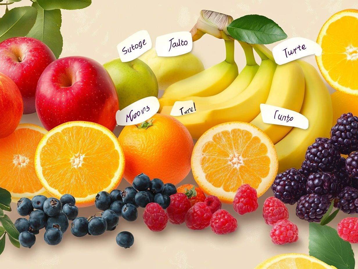 Visual Summary of Key Takeaways on Fruit Flavor Profiles