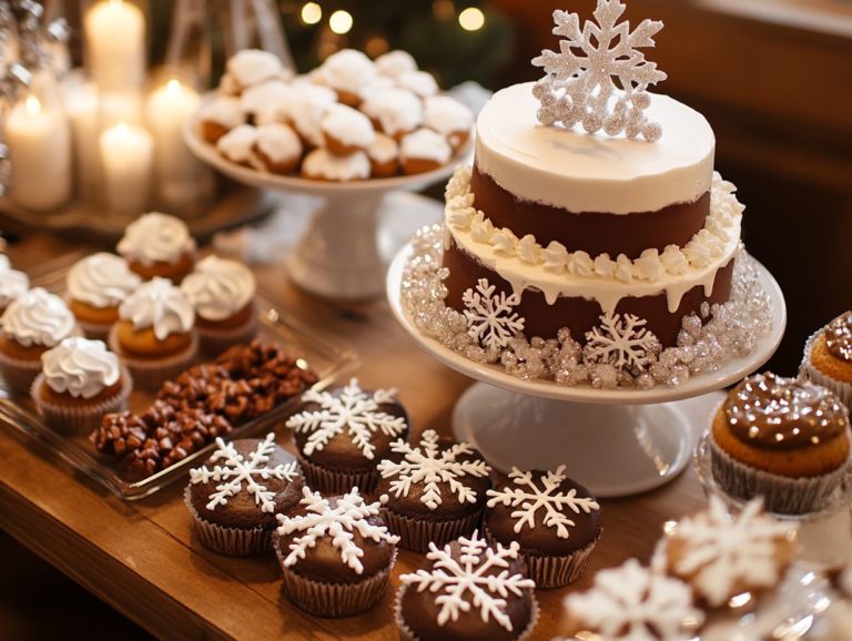 Unique Desserts for a Winter Wonderland Party