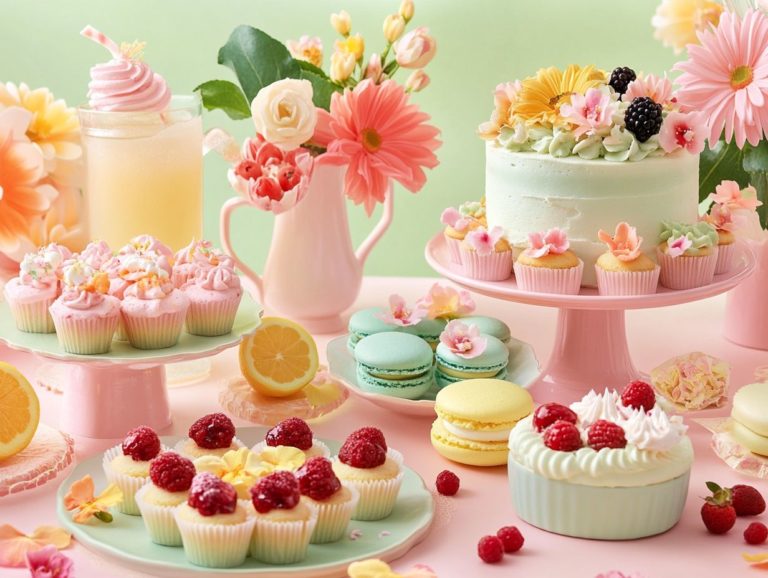 Unique Desserts for Your Spring Celebration