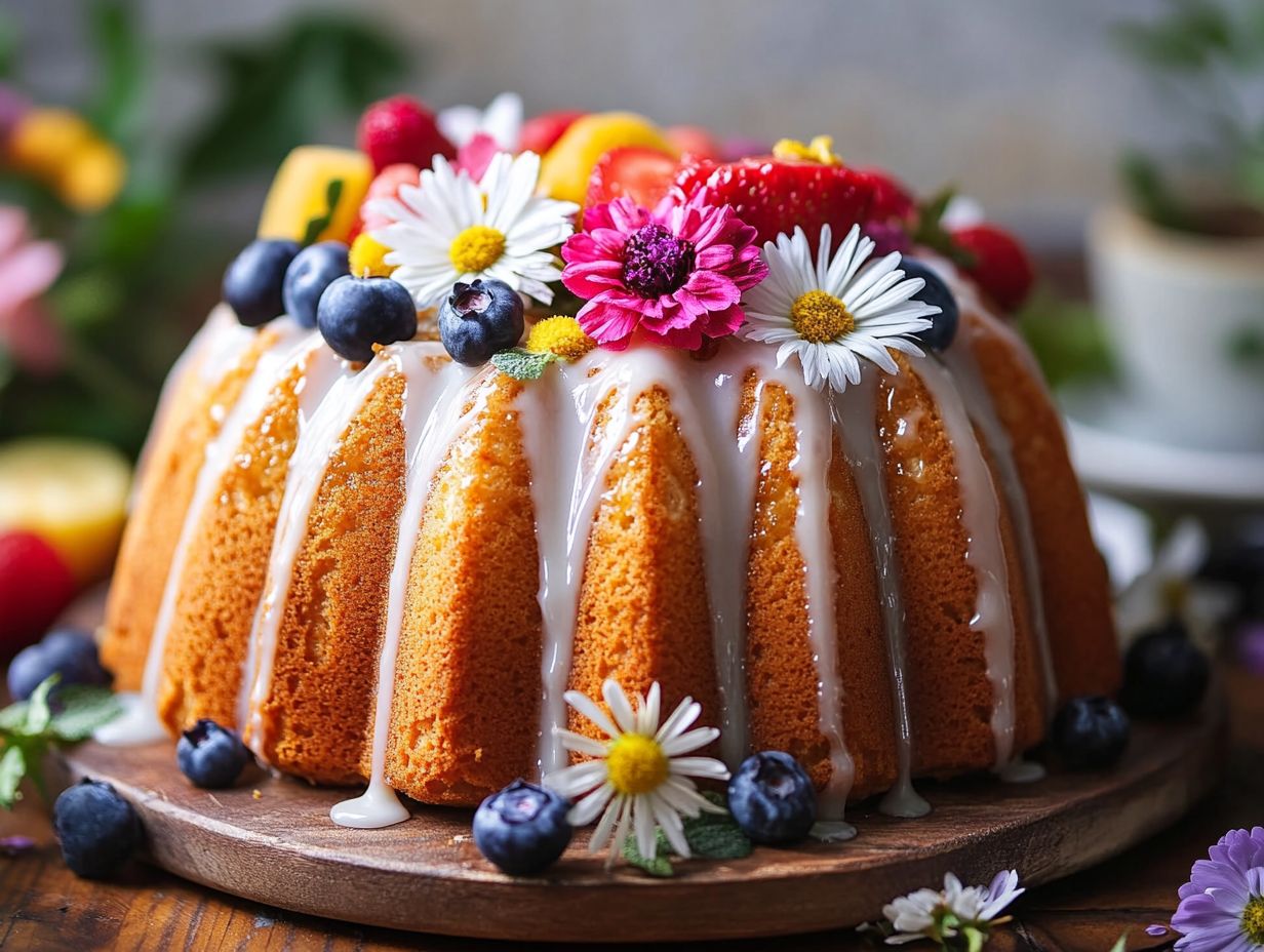 How Can One Make a Vegan Bundt Cake Moist and Fluffy?