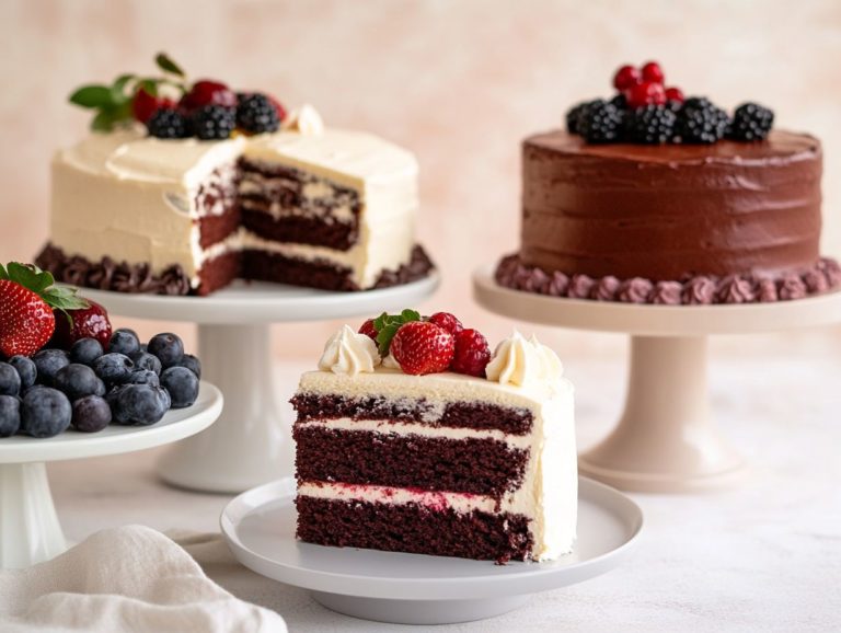 Vegan Cakes Inspired by Classic Flavors