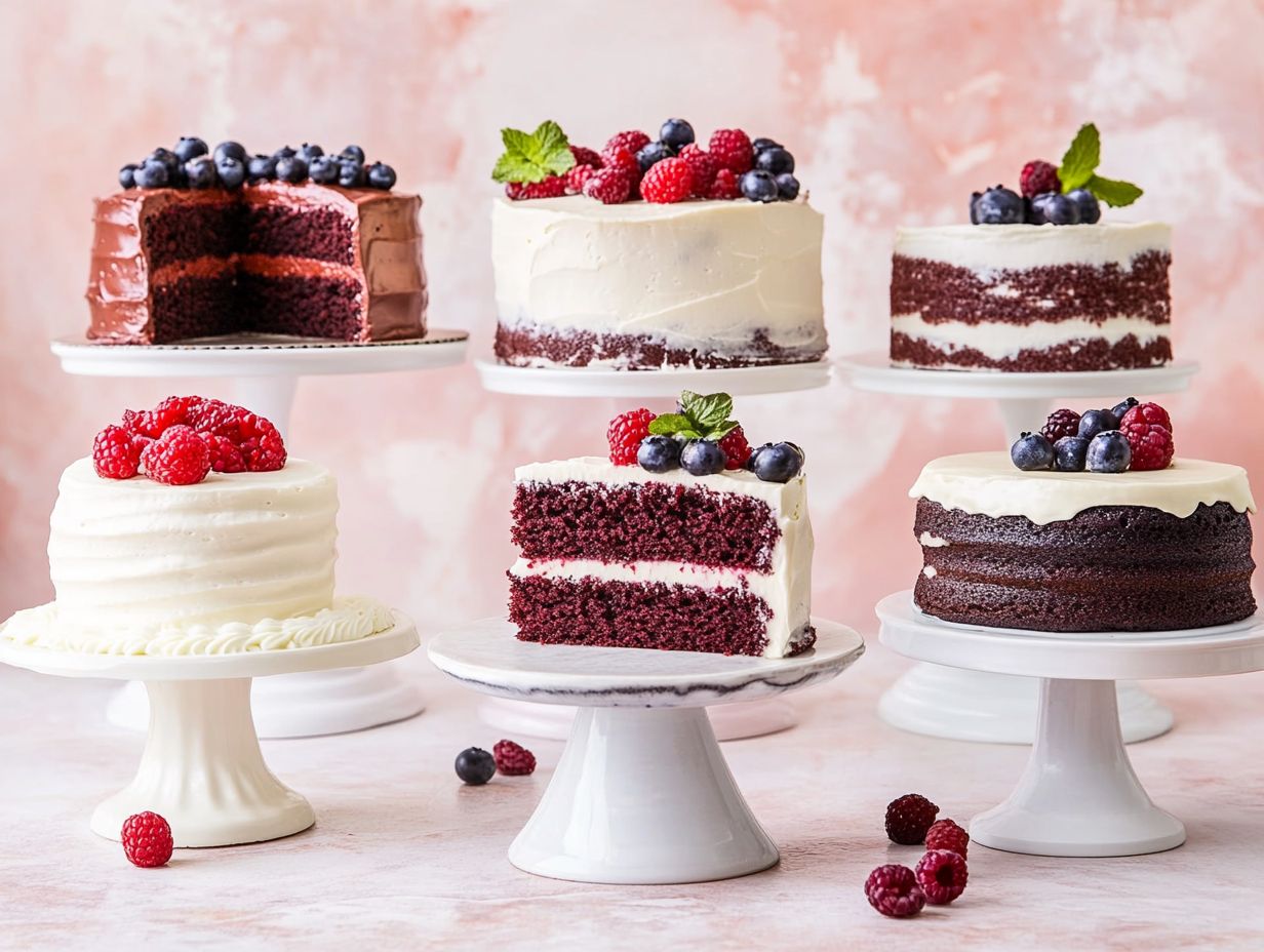 Vegan Black Forest Cake with Cherry Compote and Whipped Coconut Cream