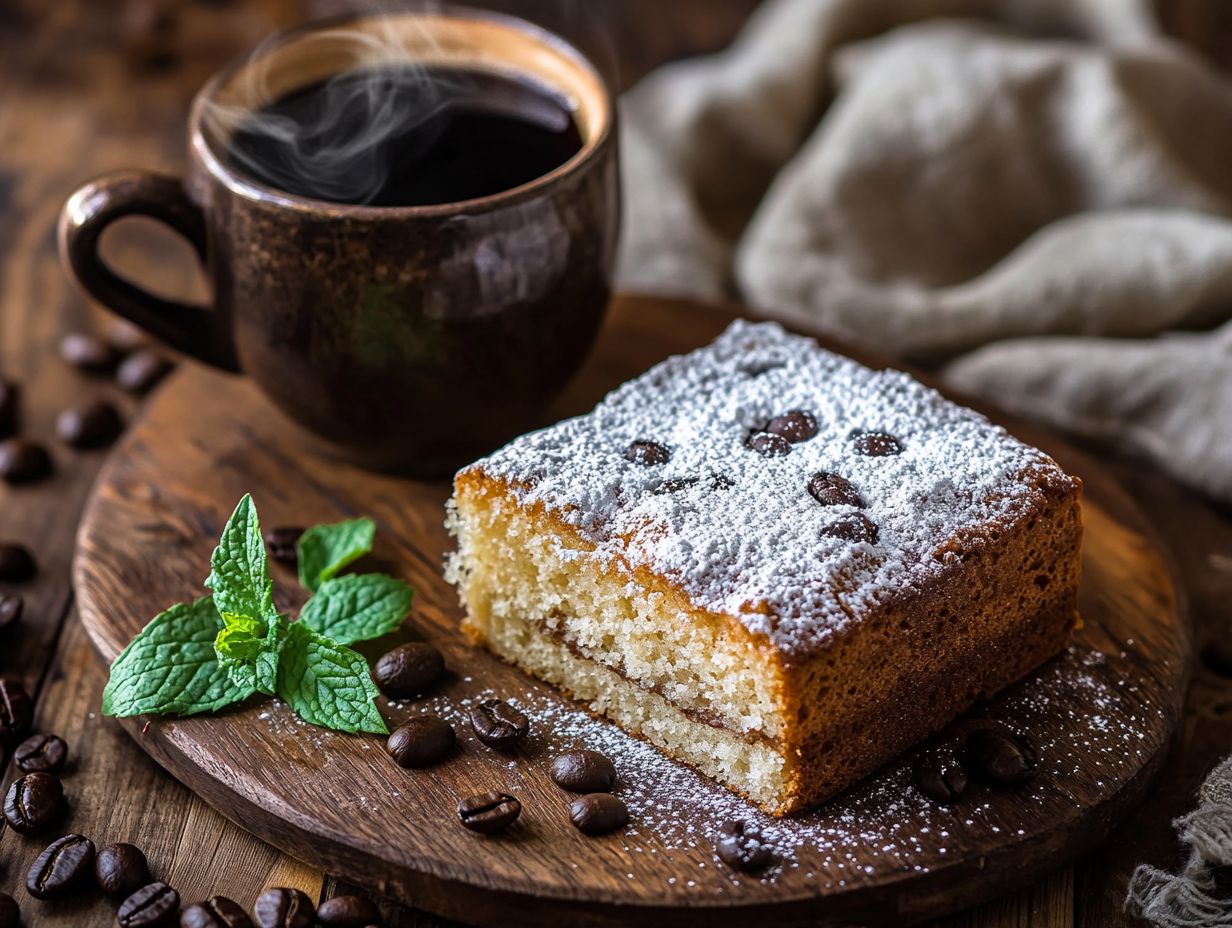 Delicious cinnamon streusel topping for vegan coffee cake