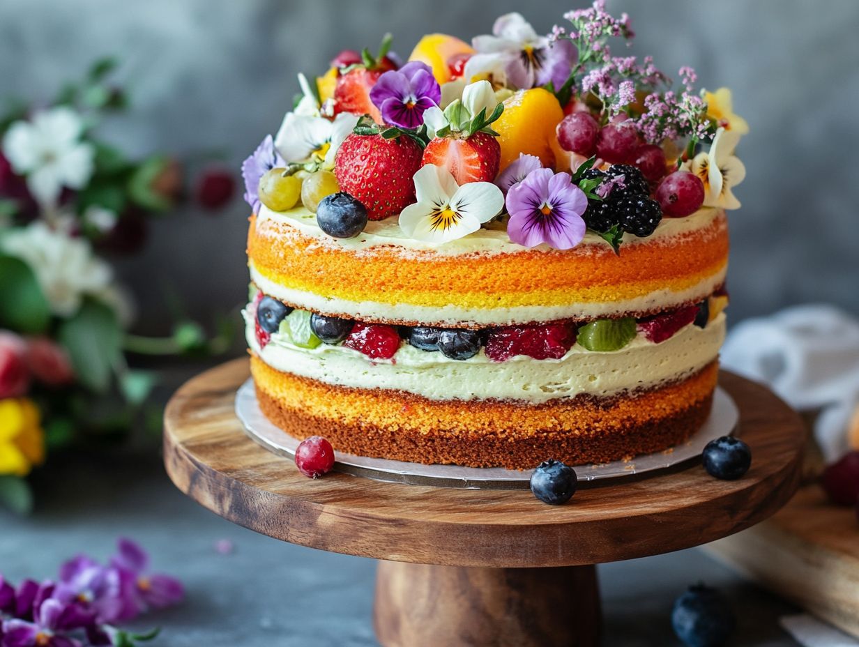 Various Vegan Frosting Options on Display