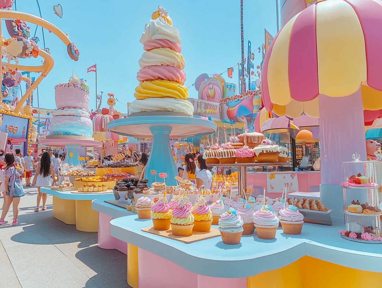 Bakers showcasing their innovative desserts at the Taipei International Bakery Show