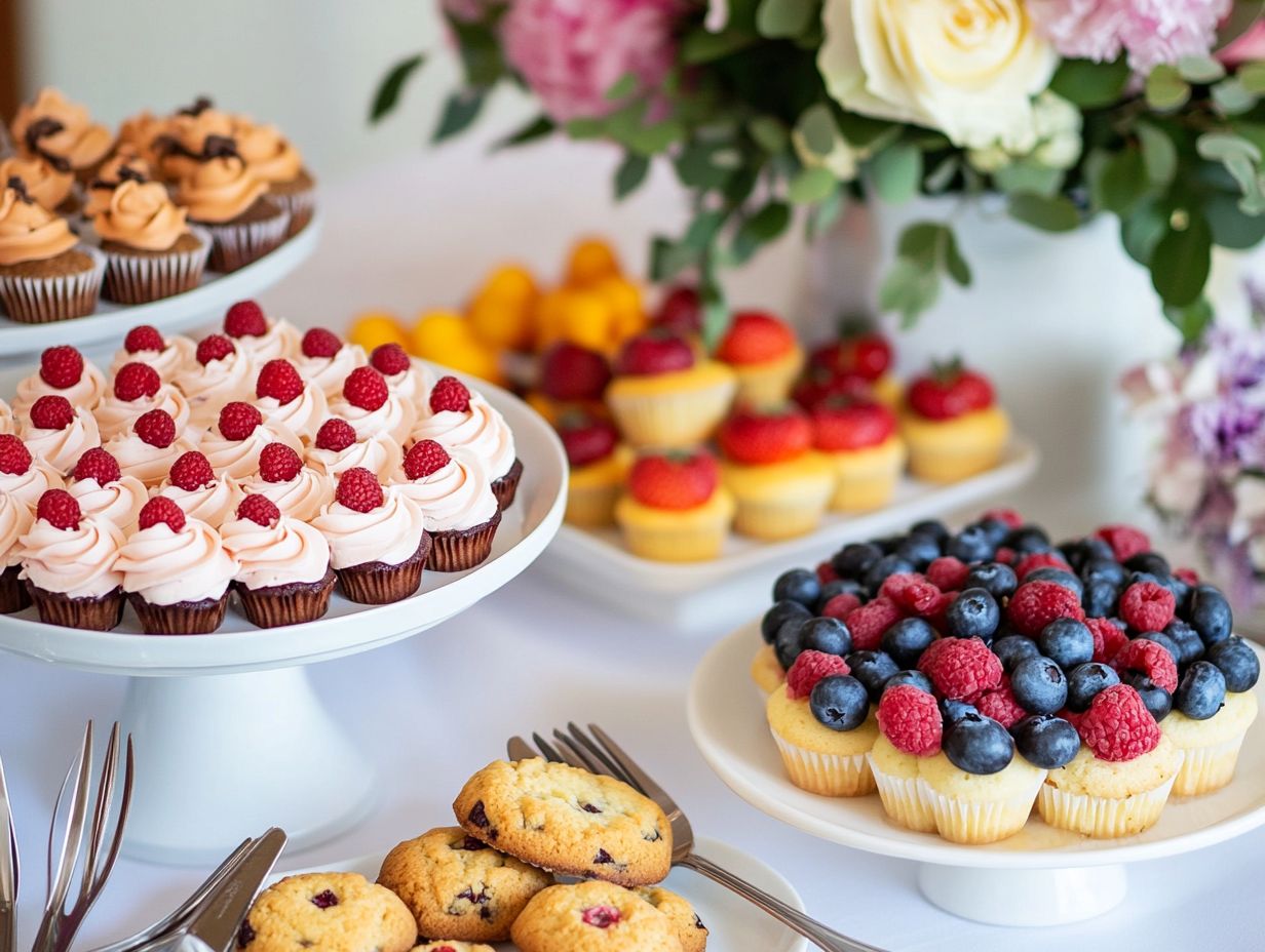 A variety of baked desserts showcasing different techniques