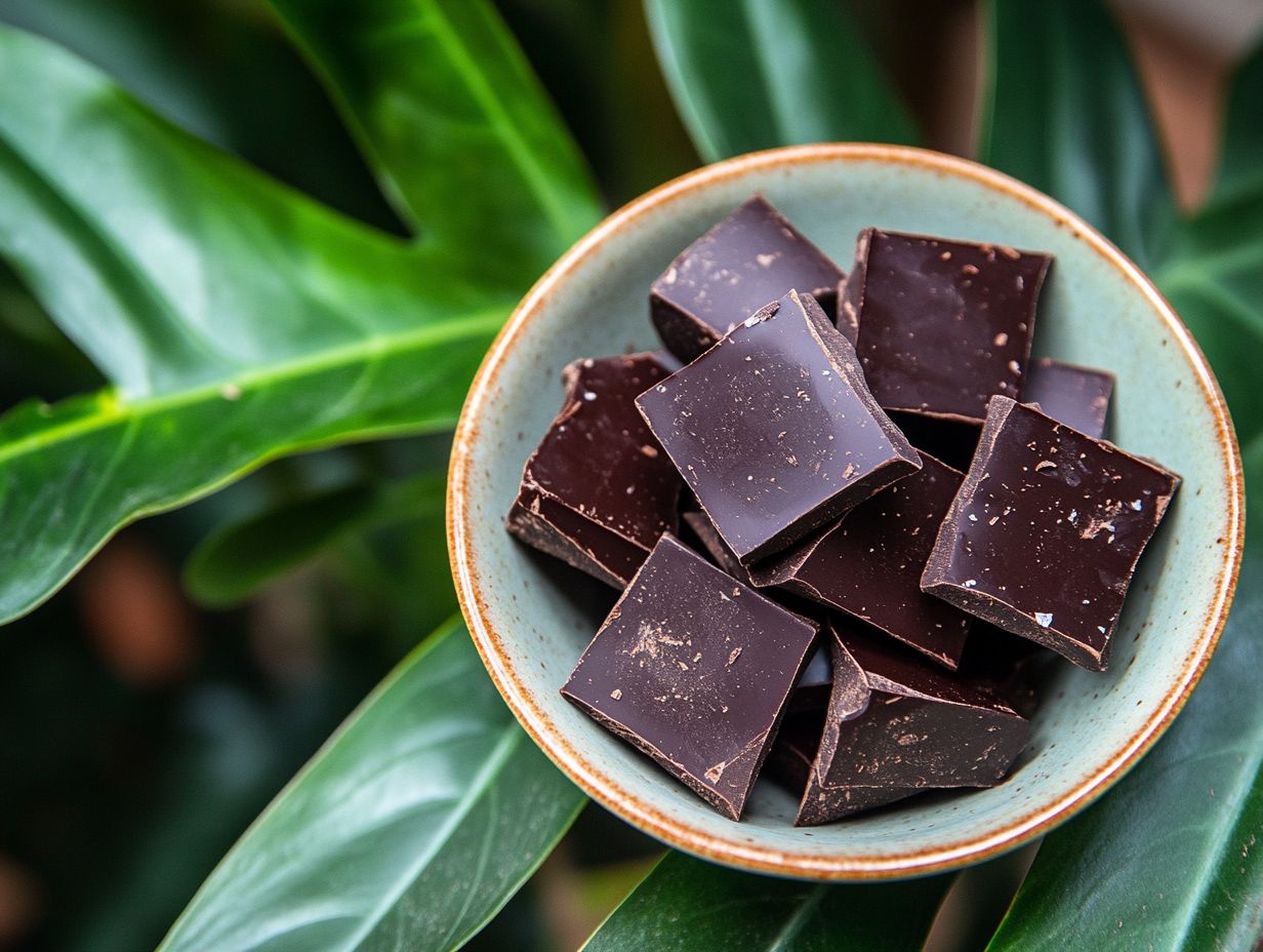 An overview of the health benefits of dark chocolate