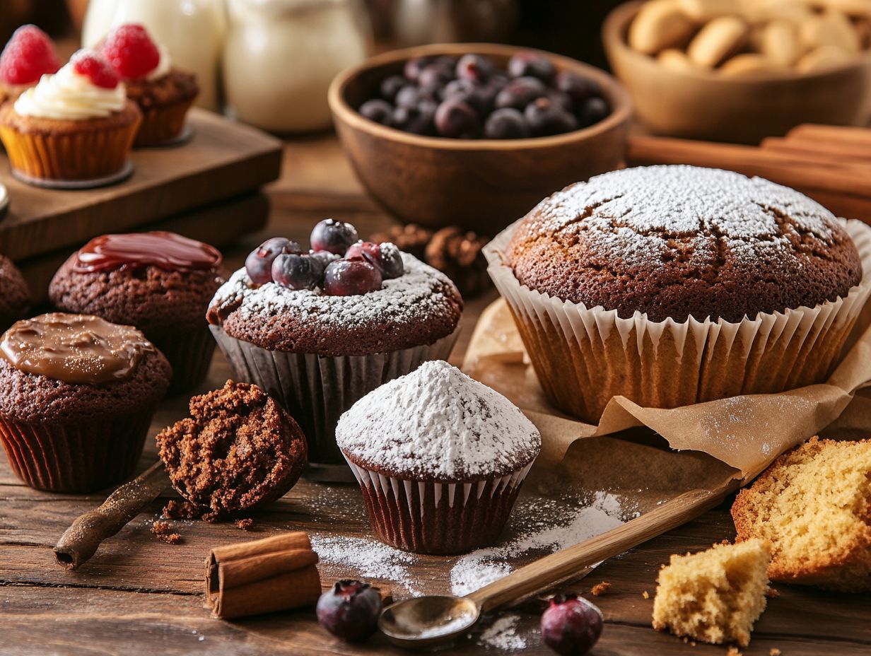 Image depicting potential risks of using baking powder in desserts.